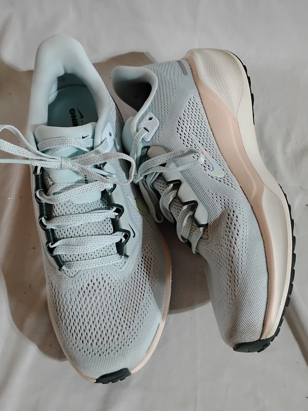 Nike Air Zoom Pegasus 41 Premium Womens Size 7 Blue White Running Shoes Sneakers